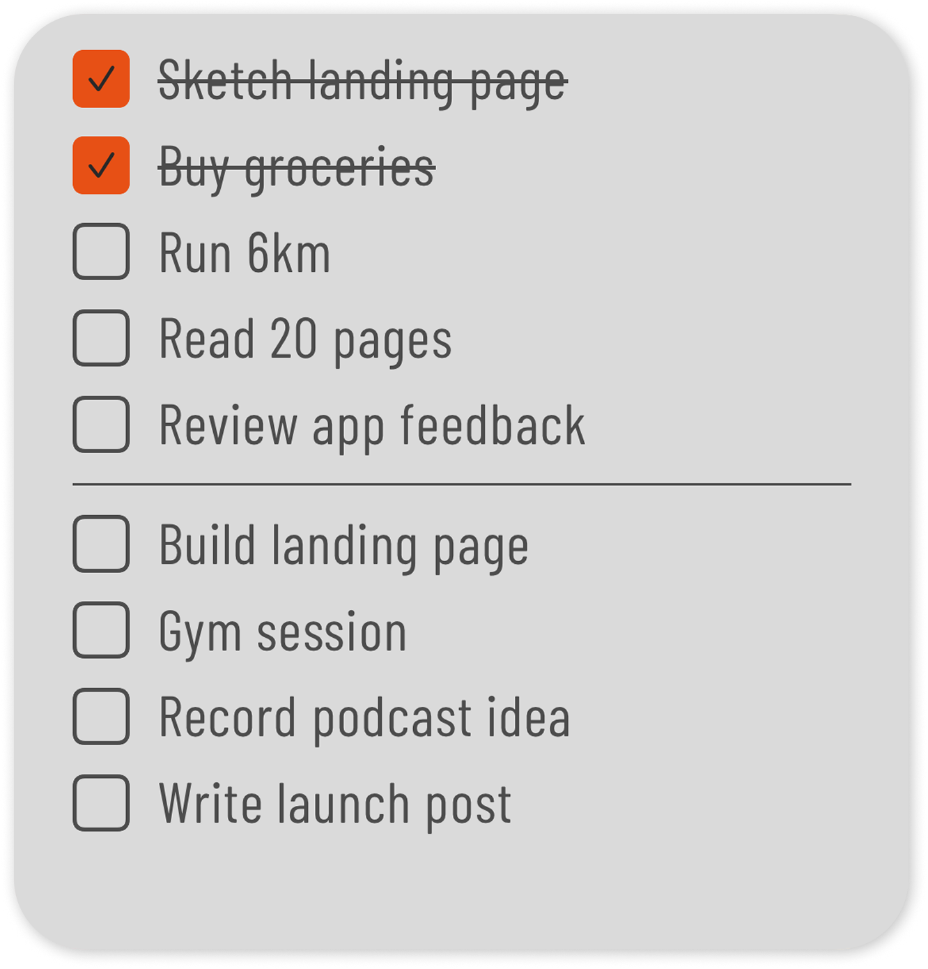 Large Home Screen widget preview